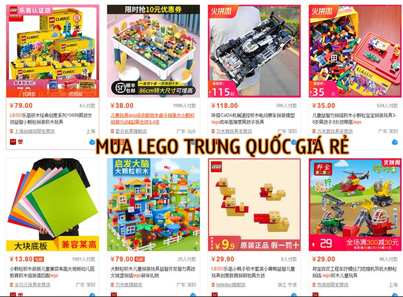 Nguồn nhập lego Trung Quốc giá rẻ uy tín chất lượng