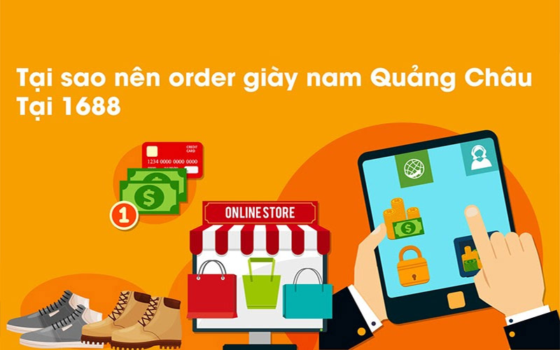 Link shop order giày nam Quảng Châu uy tín 
