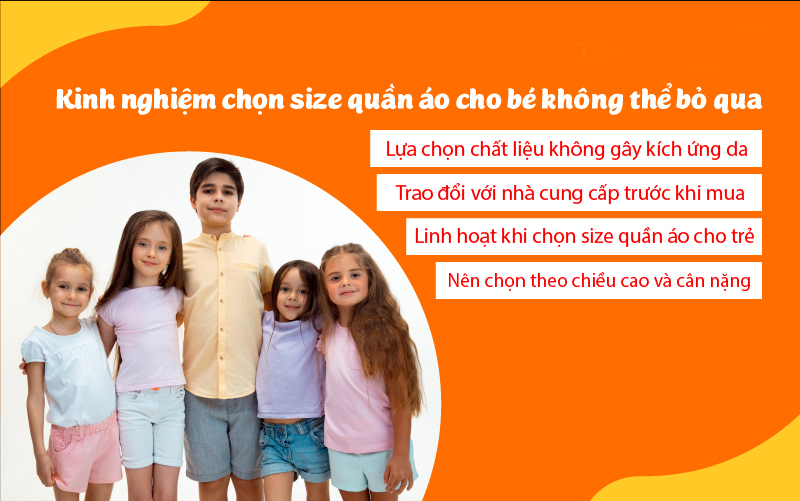 Size 120 cho bé bao nhiêu kg - Bảng size quần áo Trung Quốc cho bé 